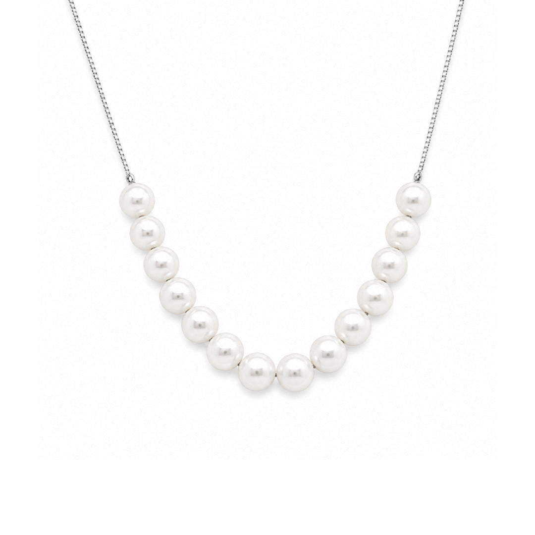 Colar Pérola Shell em Prata  – Elegância Atemporal