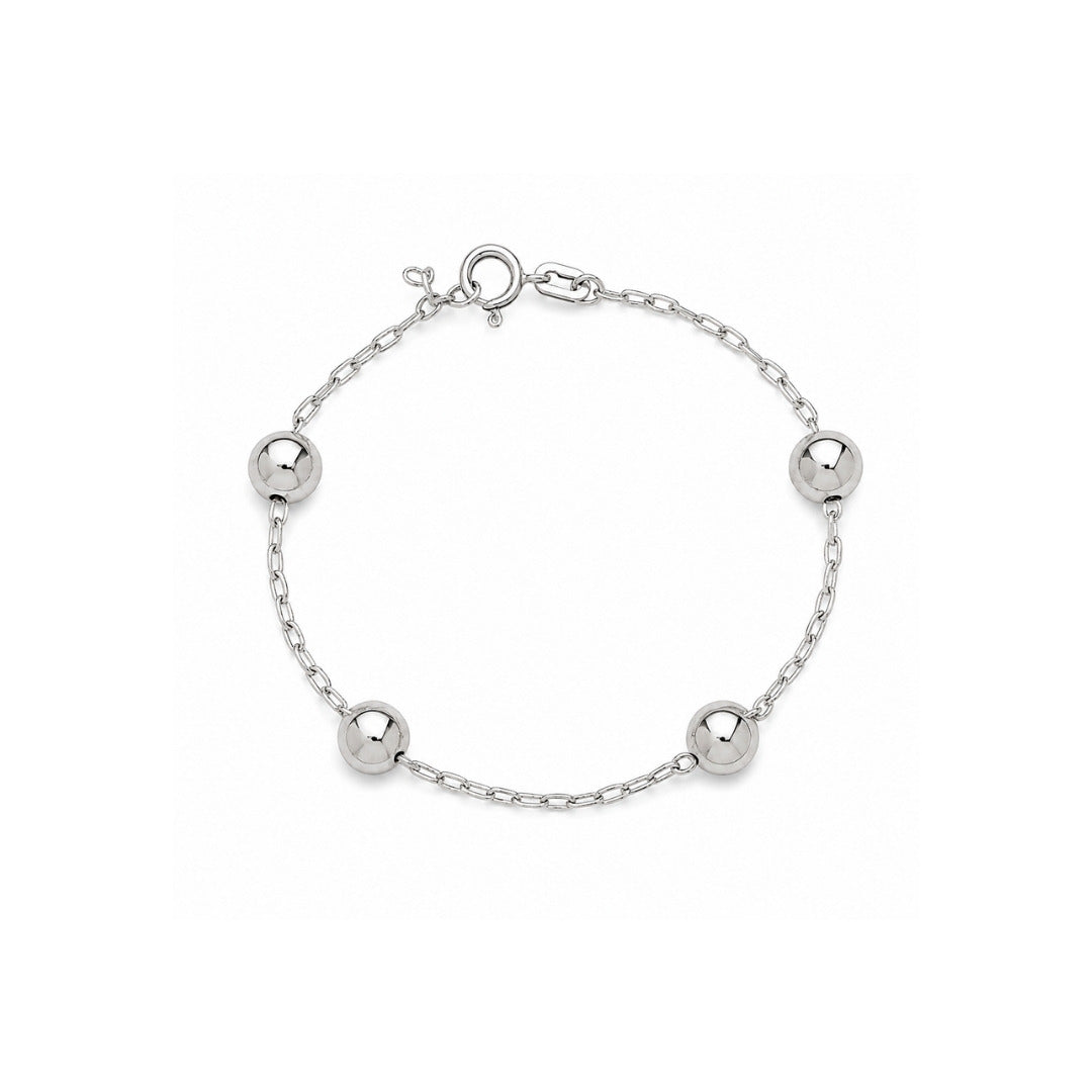 Pulseira Bola em Prata