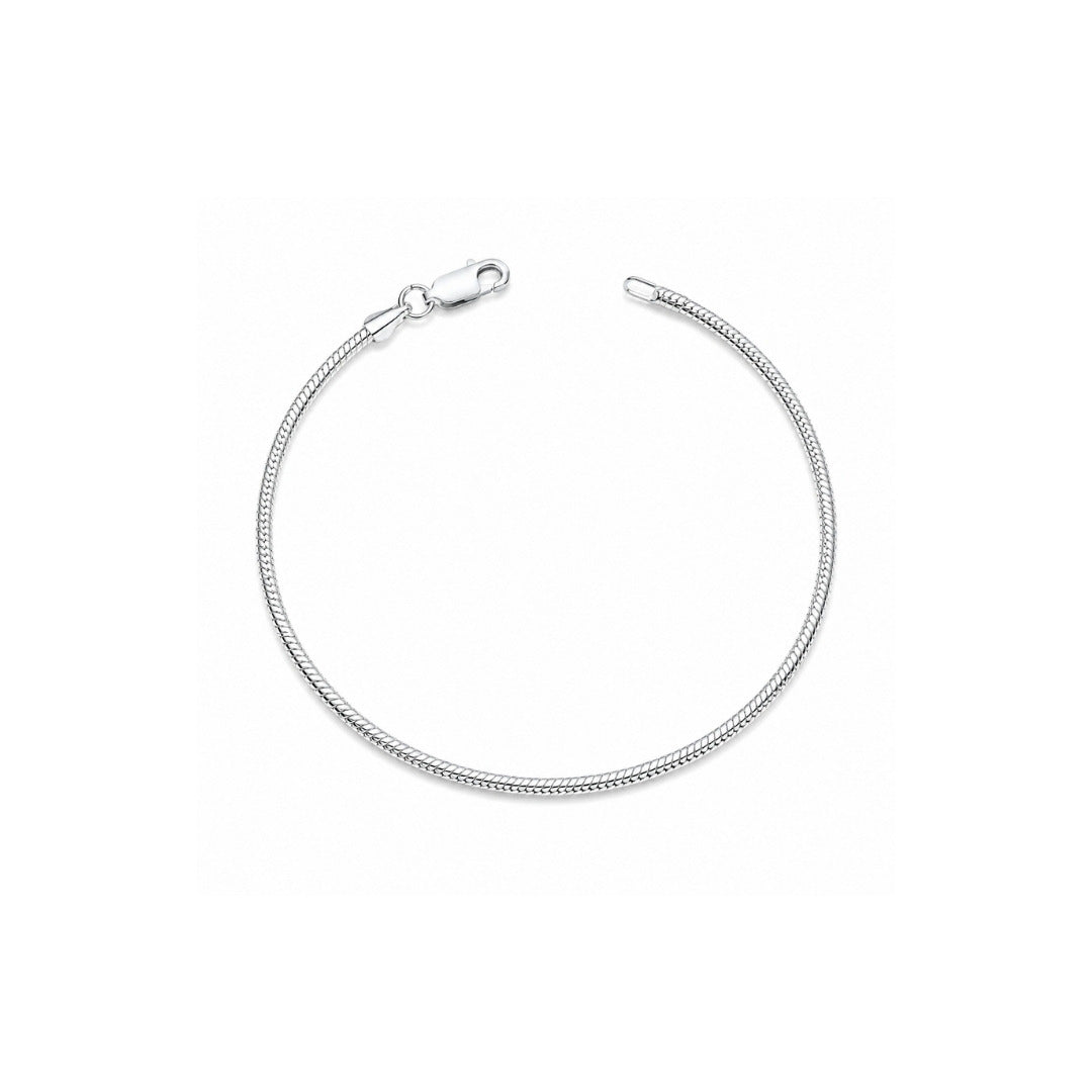 Pulseira Rabo de Rato em Prata Maciça – Elegância Clássica