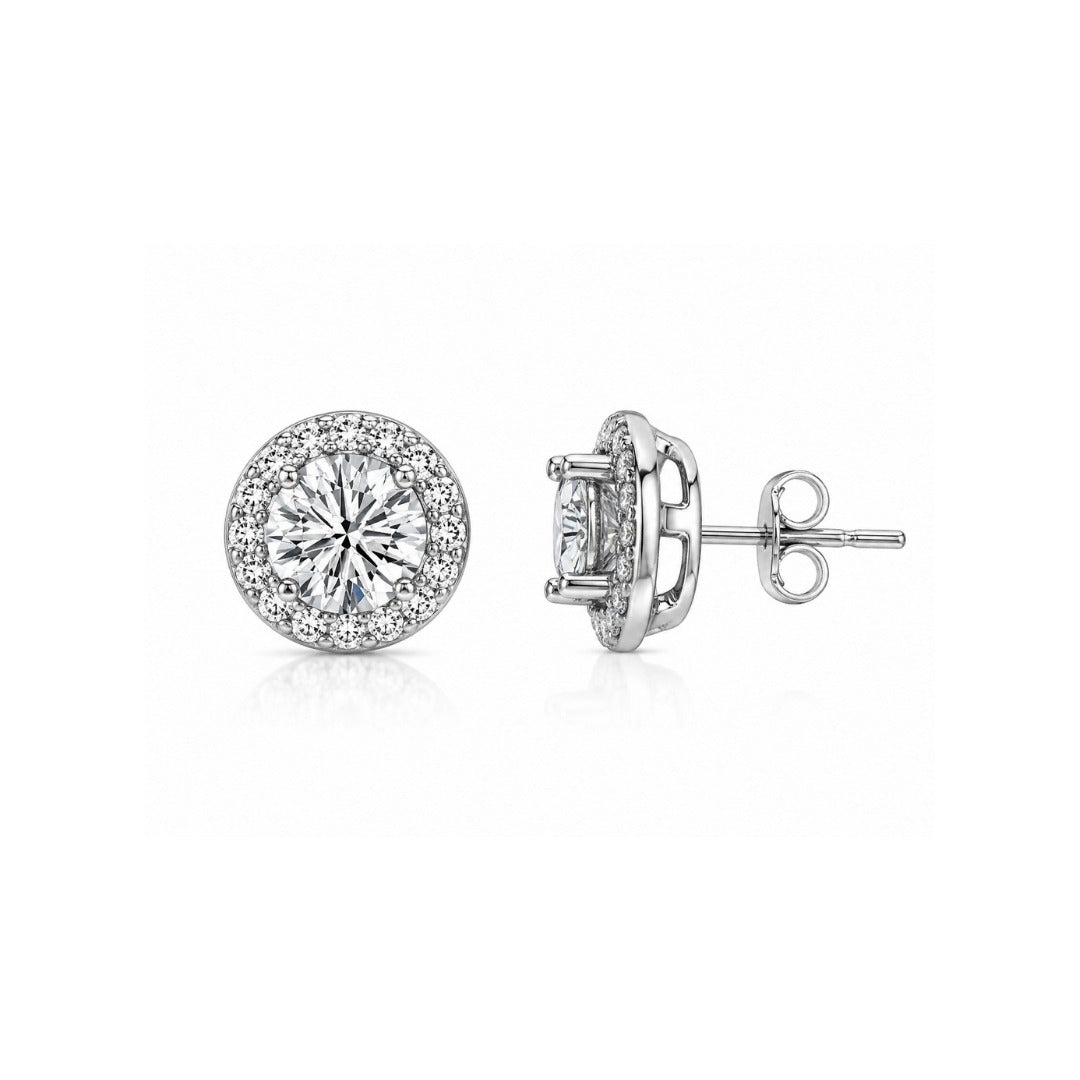 Brinco Moissanite 0.5CT - 5mm