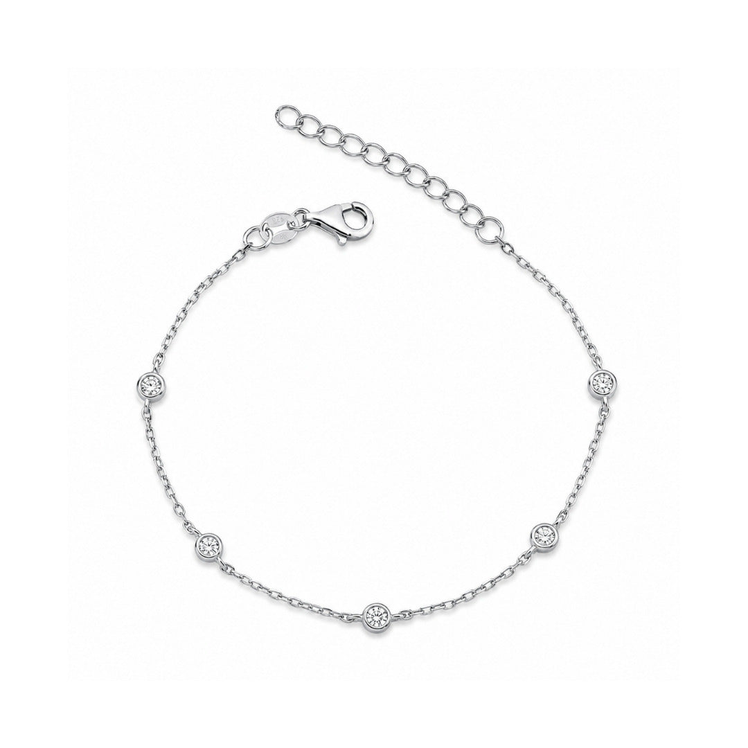 Pulseira Ponto de Luz Moissanite