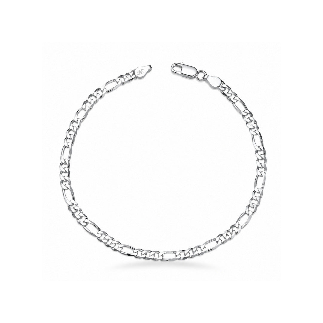 Pulseira Italiana Fígaro 3x1 - 5,5mm
